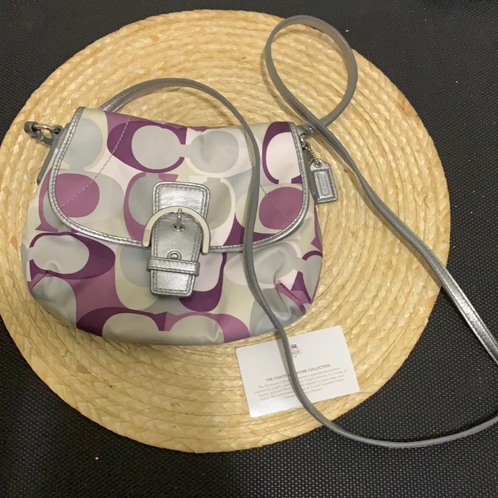 Coach Limited Edition  Minimalist Mini Monogram Signature Cross Body Bag